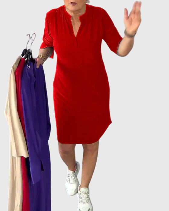 Quinn | V-Neck Dress