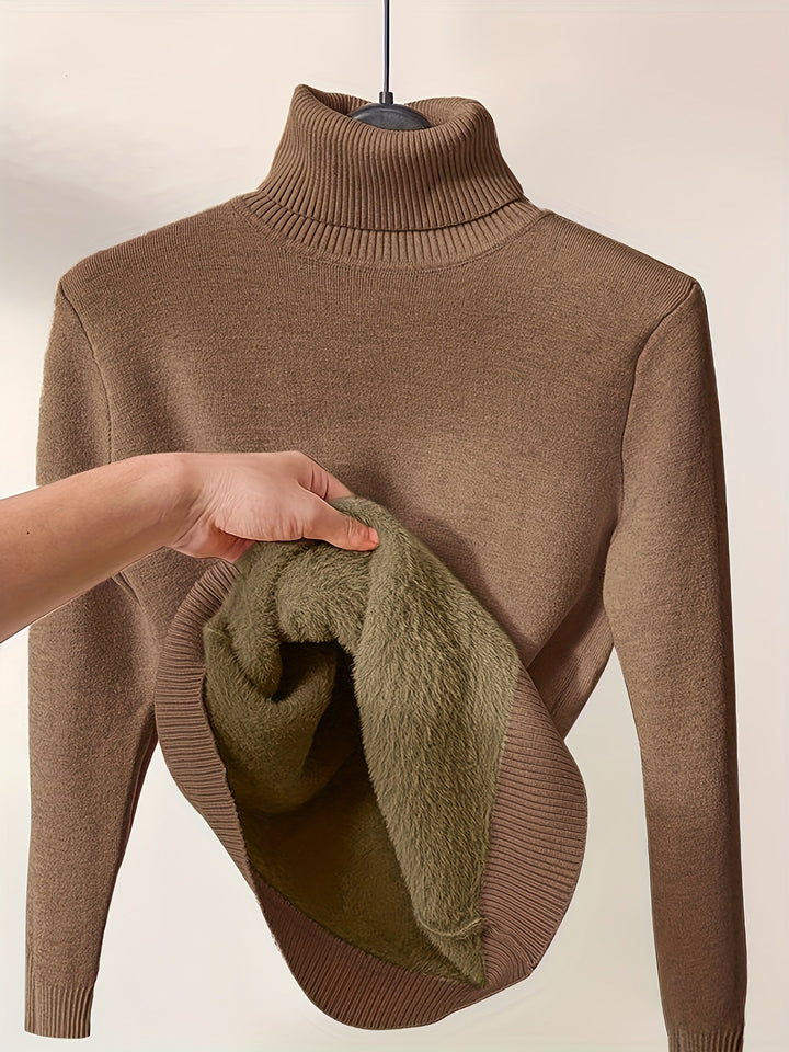 Zerra | Soft Turtle Neck Pullover Jumper