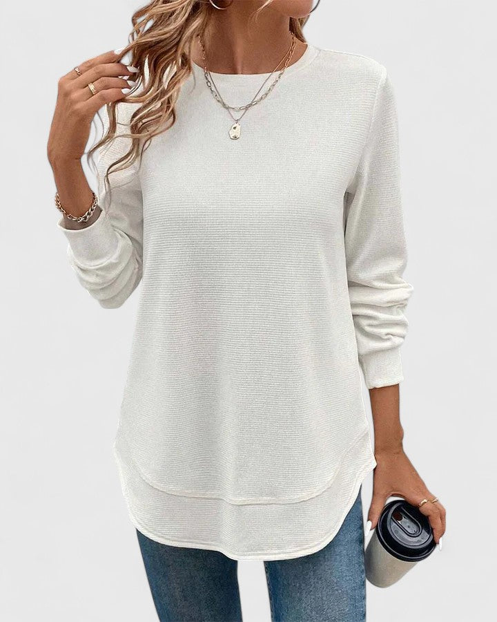 Erica™| Elegant O-Neck Long Sleeve