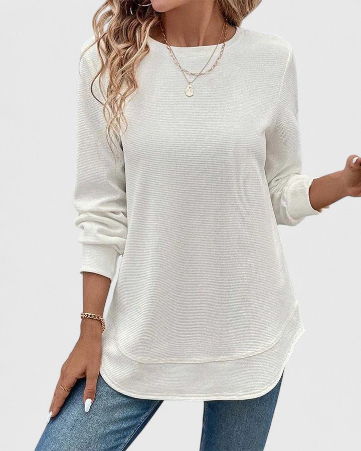 Erica™| Elegant O-Neck Long Sleeve
