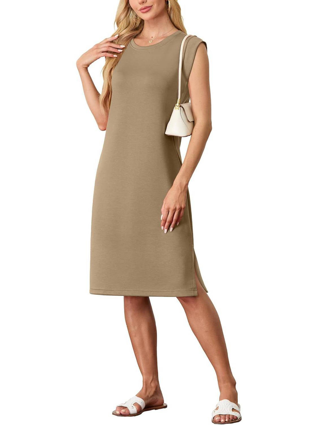 Debra | Loose Pocket Midi Dress
