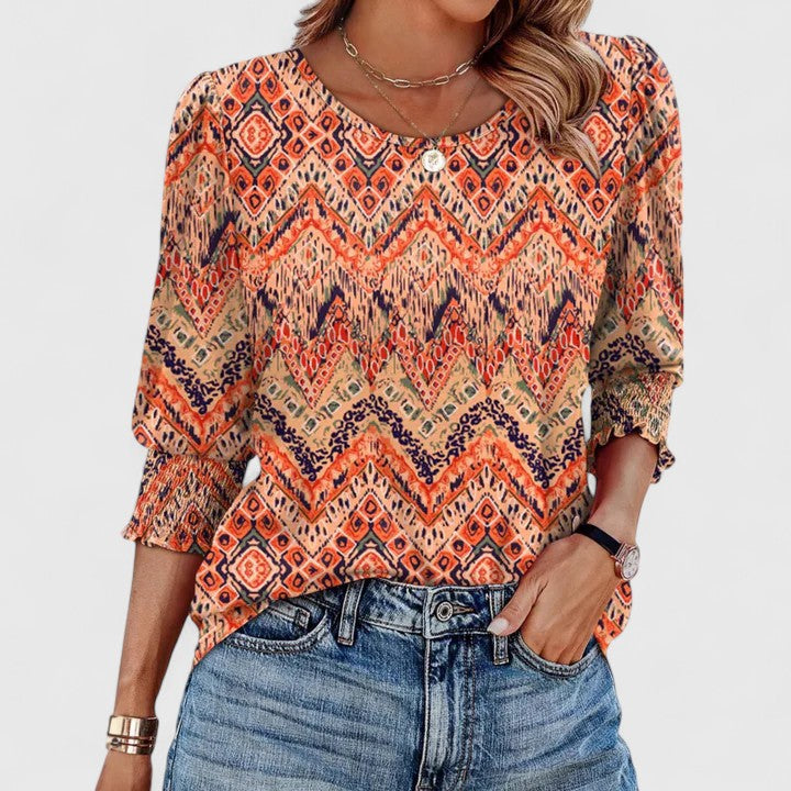Charlotte | Elegant Smocked Top