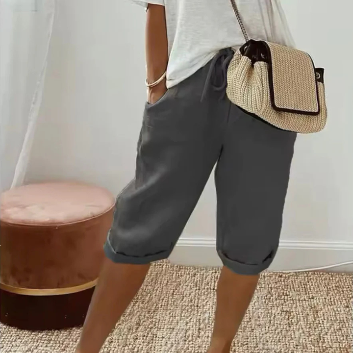 Fenlorn™ | Soft Tailored Capri Shorts