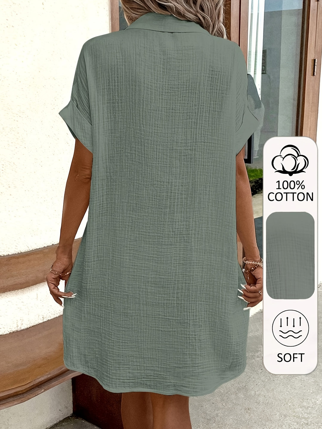 Ann | Elegant Shirt Dress
