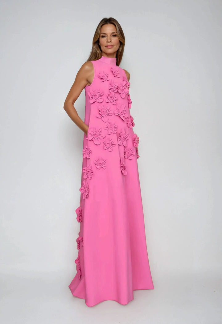 Adeline - Blossom Elegance Maxi Dress
