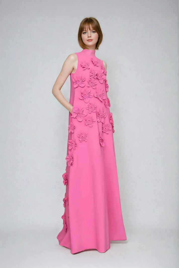 Adeline - Blossom Elegance Maxi Dress