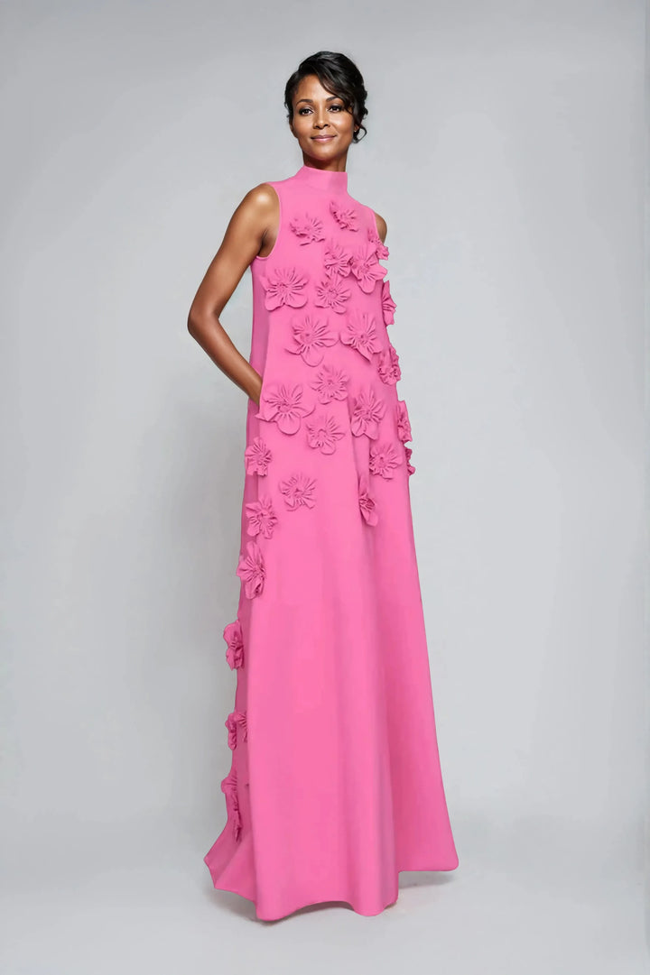 Adeline - Blossom Elegance Maxi Dress