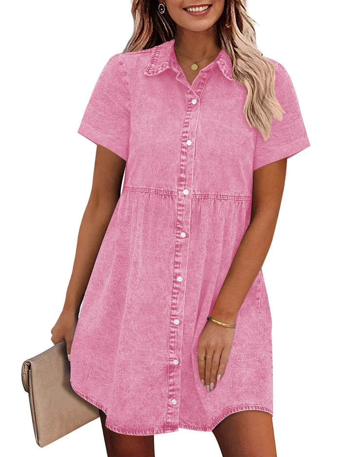Jane | Denim Shirt Dress