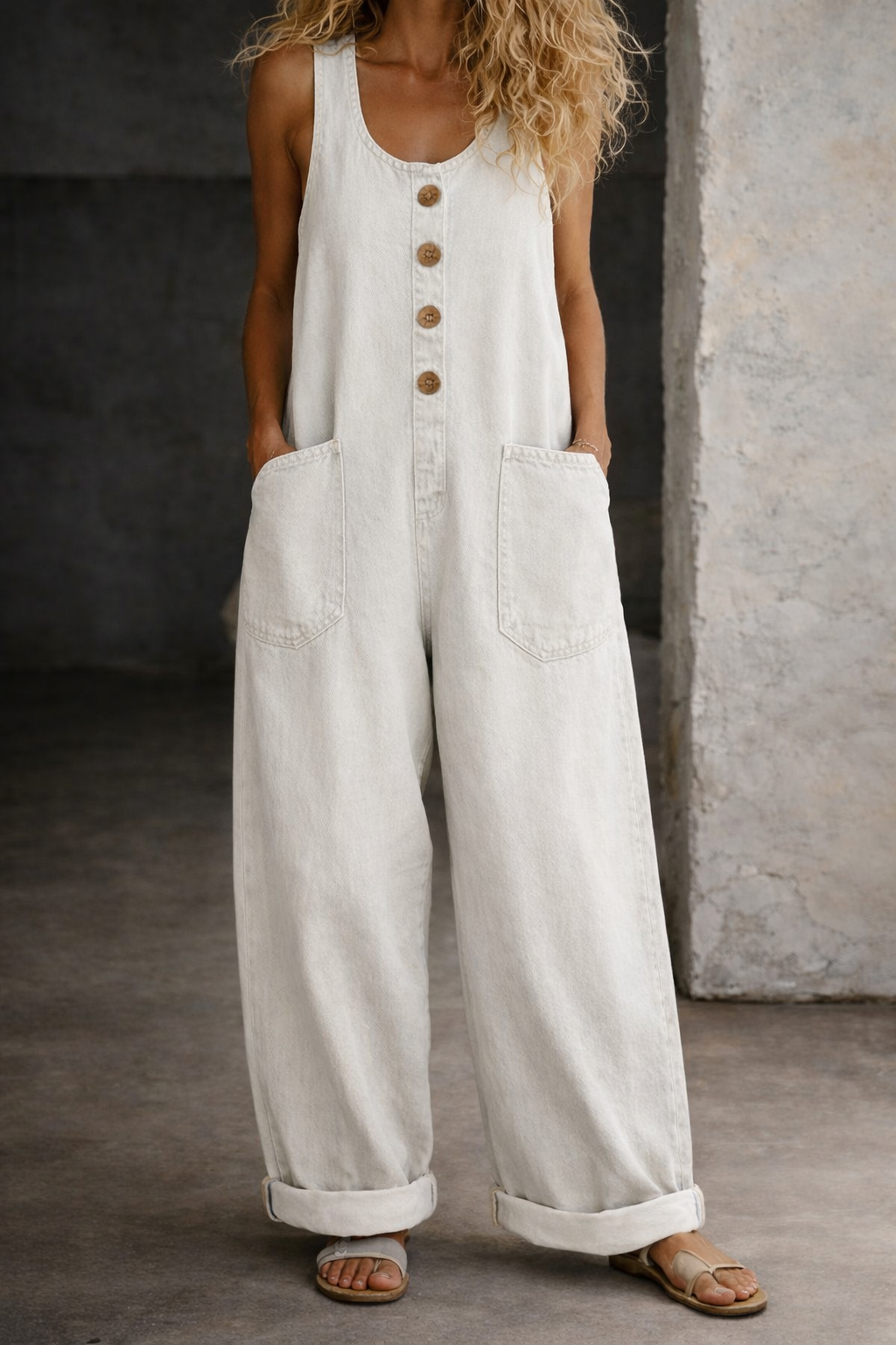 Willy | Vintage Washed Denim Overalls