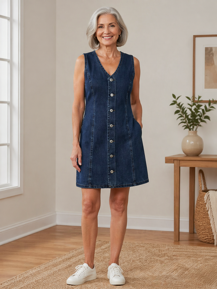 Lila | Denim Mini Dress