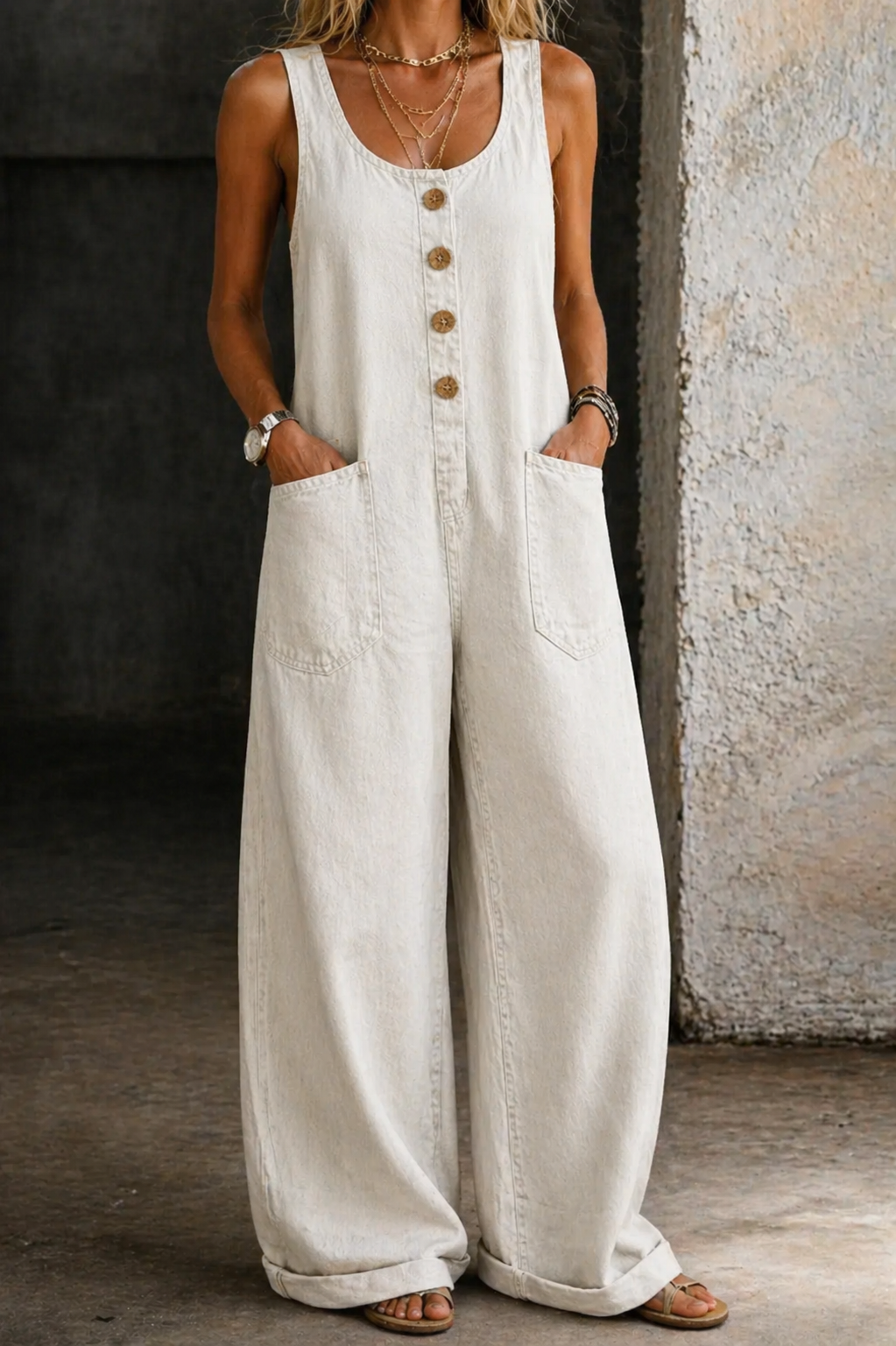 Willy | Vintage Washed Denim Overalls