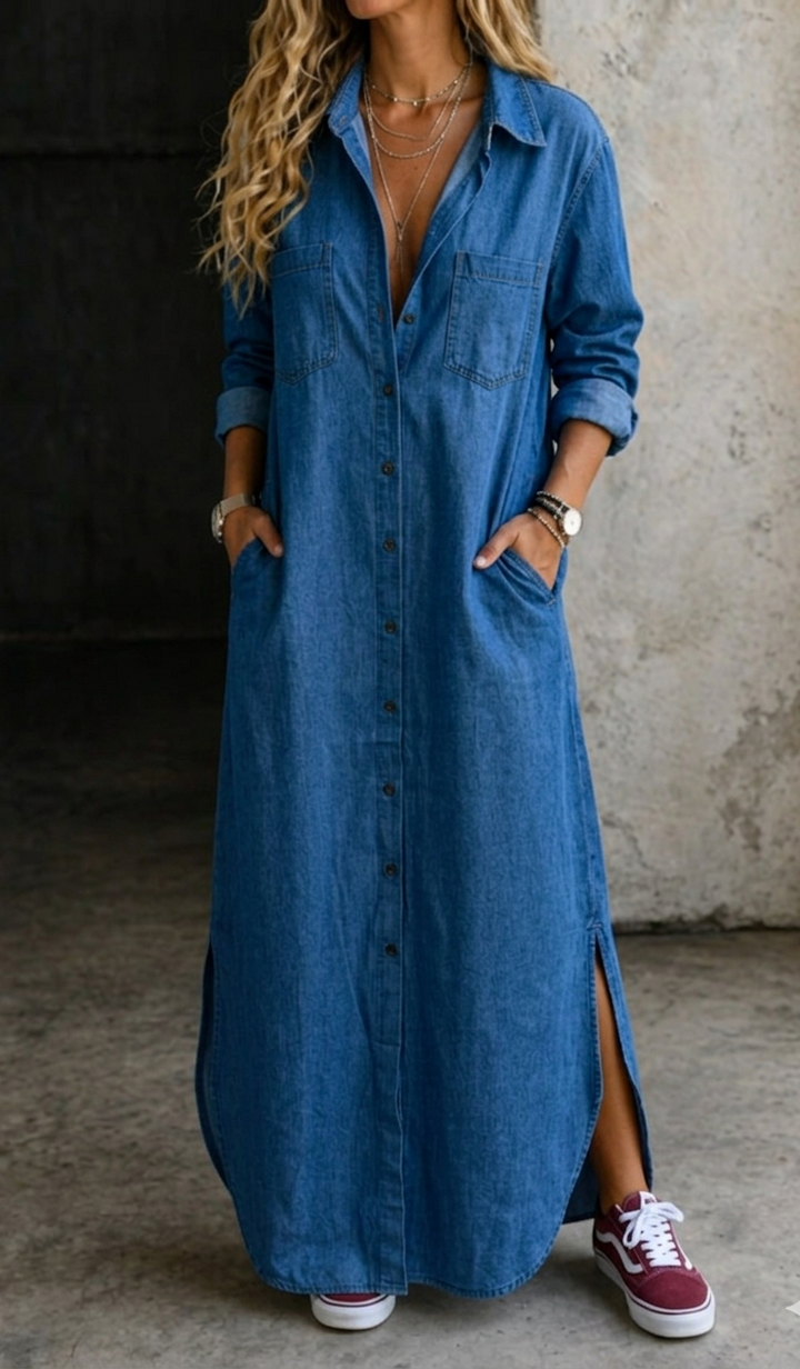 Delana | Button Down Dress