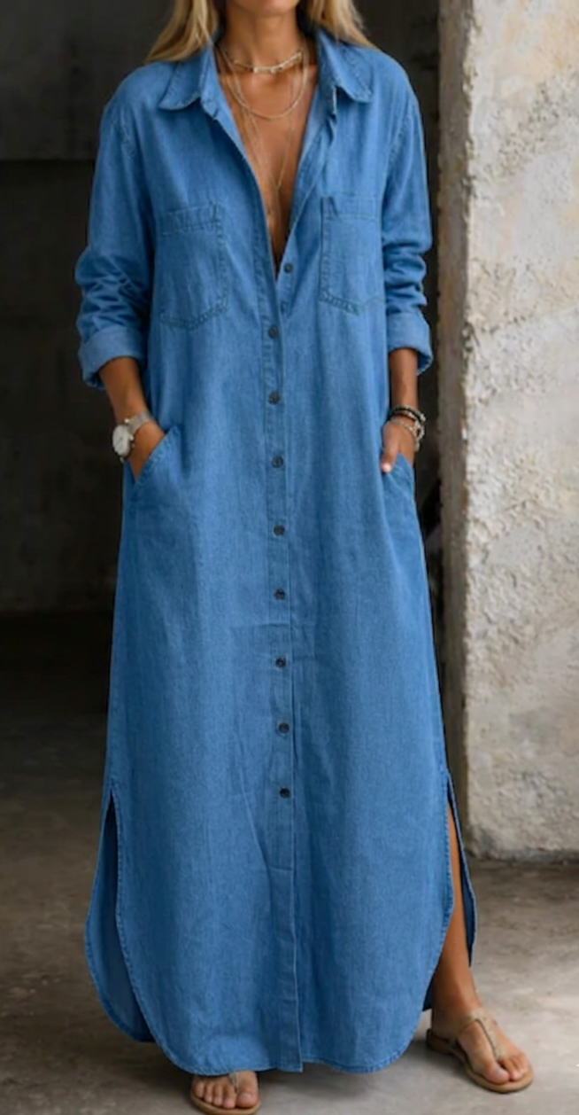 Delana | Button Down Dress