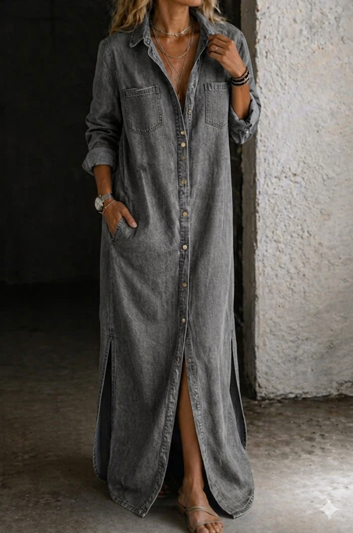 Delana | Button Down Dress