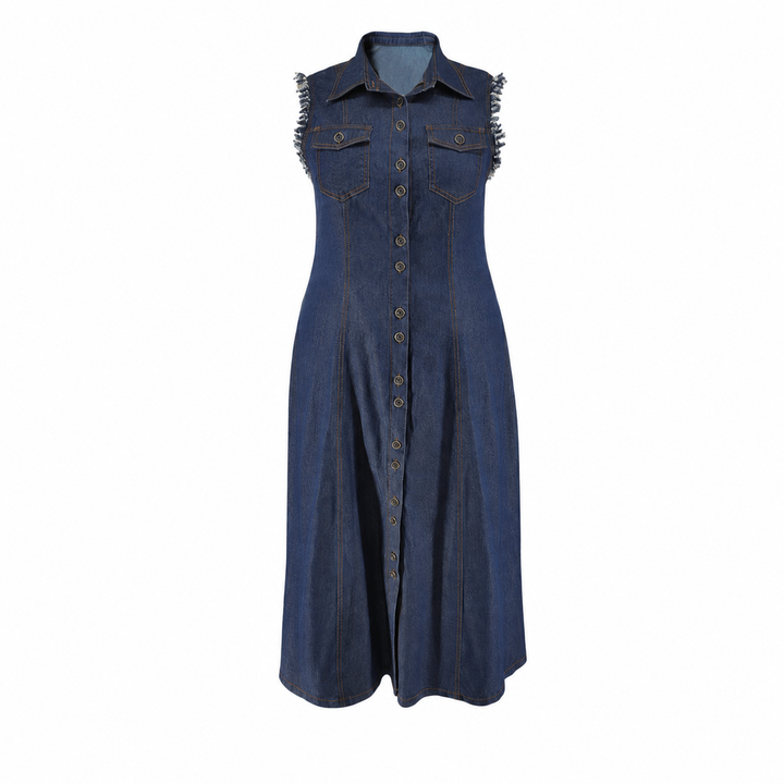 Liora | Plus Size Denim Dress