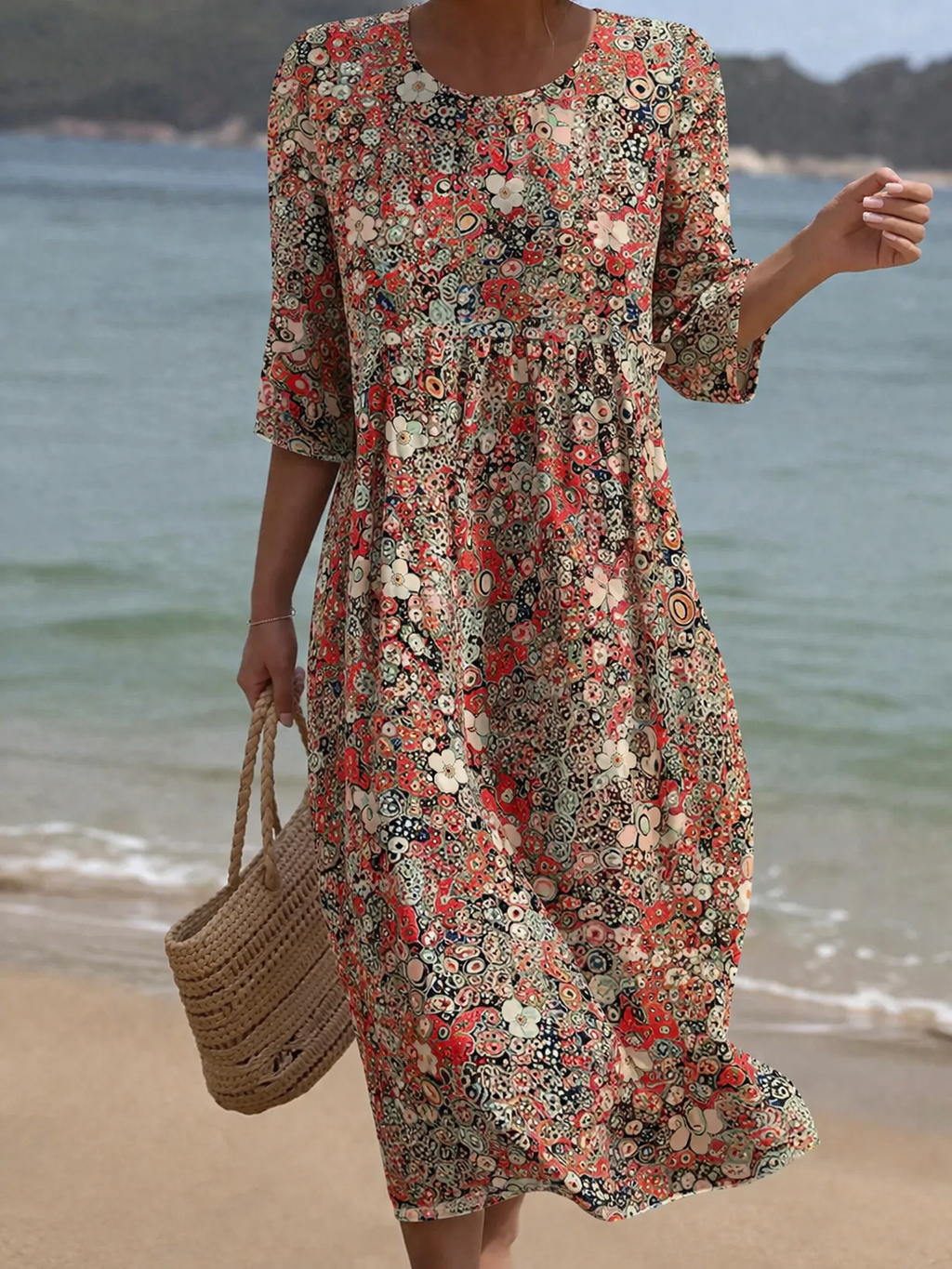 Princess | Elegant Floral Pattern Dress