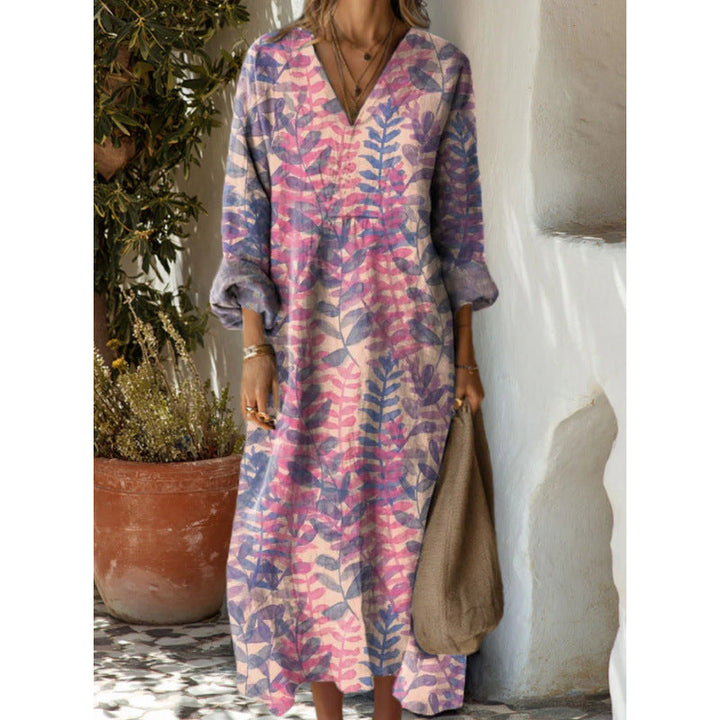 Evelyn | Vintage-Inspired Long Sleeve Casual Dress