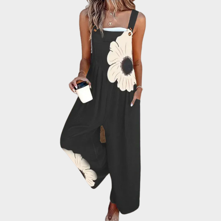 Cozy Graphic Overalls