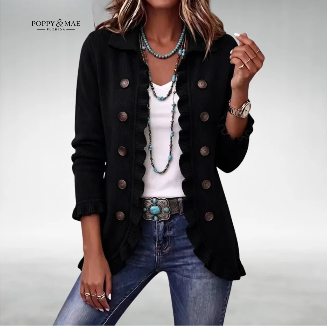 Eve Classic Ruffle Cardigan