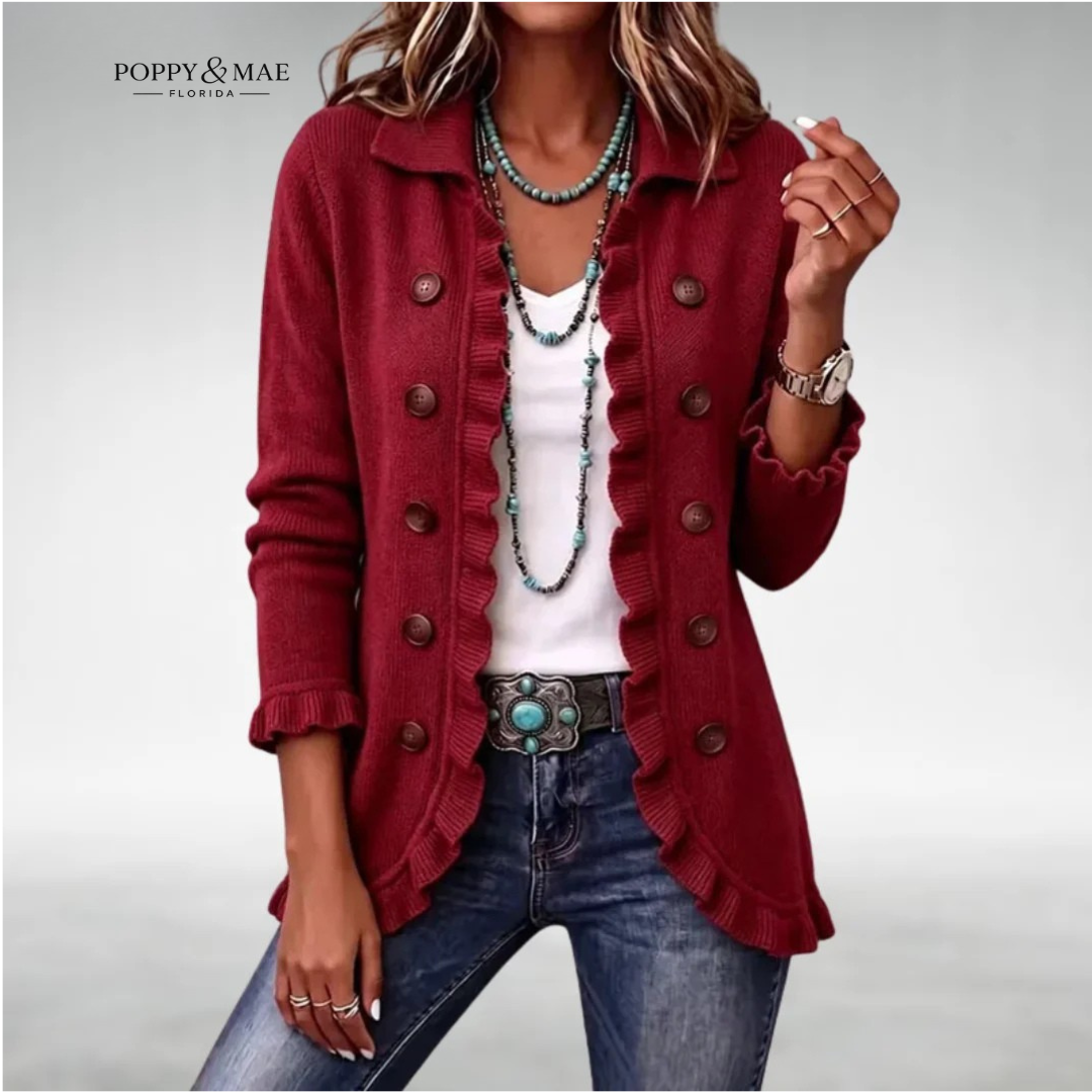 Eve Classic Ruffle Cardigan