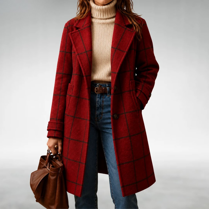 Lauren Classic Checkered Coat