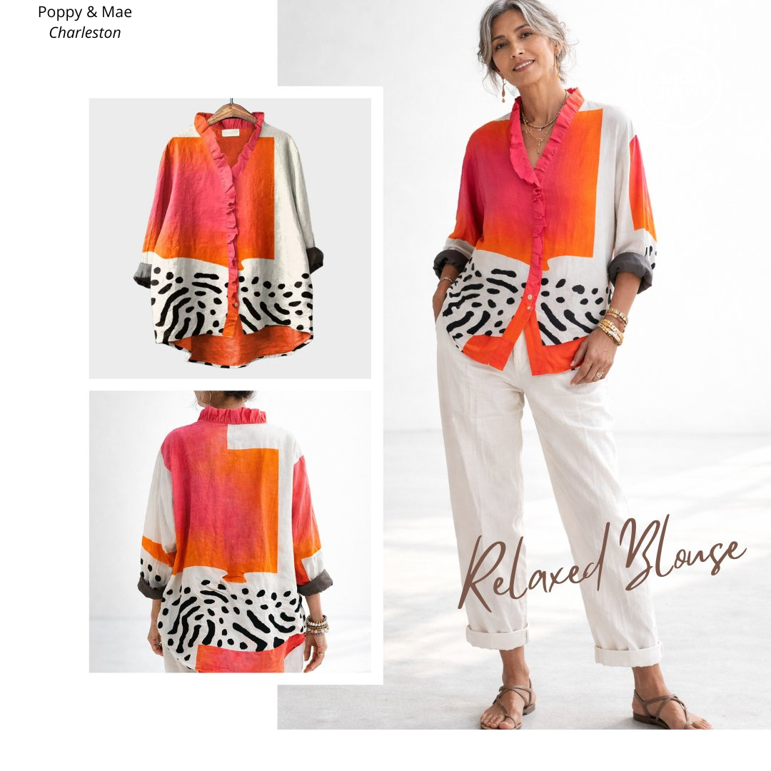 Viola™ Relaxed Print Blouse