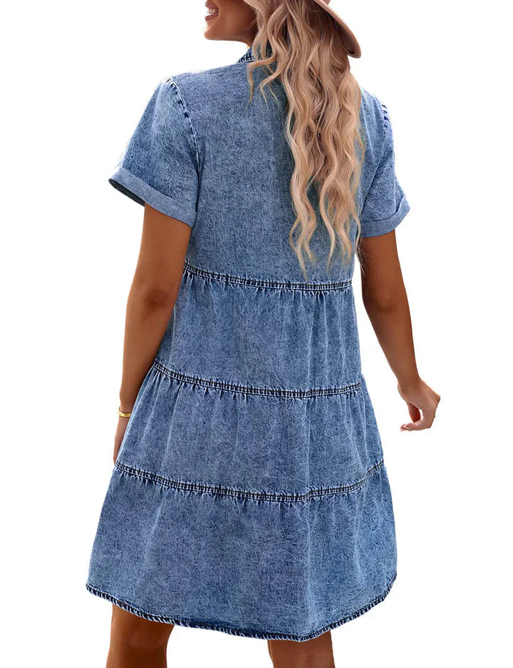 Jane | Denim Shirt Dress