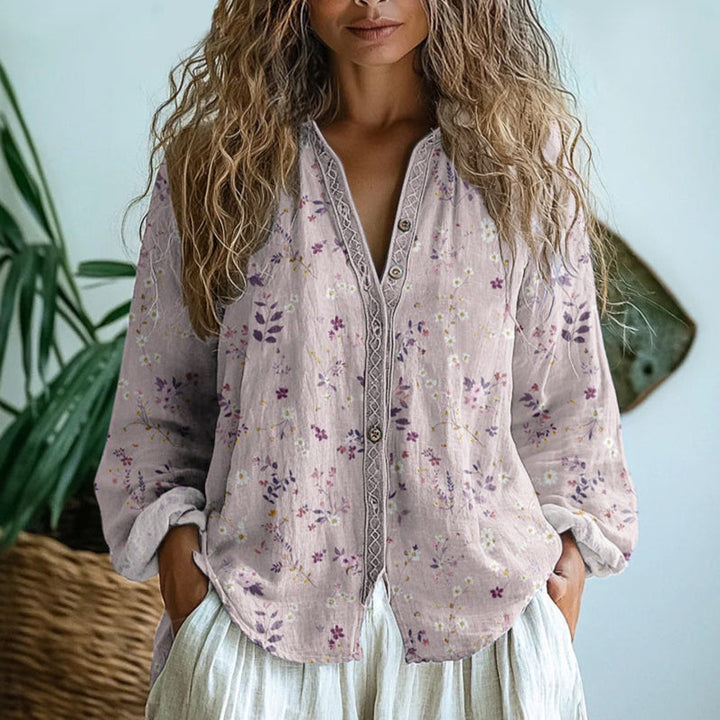 Brianna | Vintage Leaf Shirt