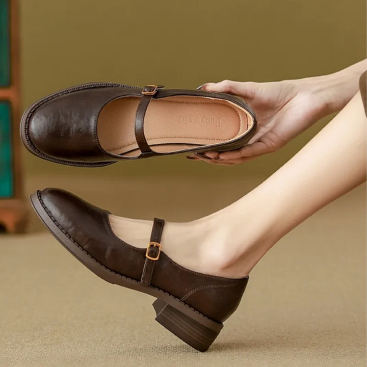 Anne | Classic Comfort Leather Mary Janes