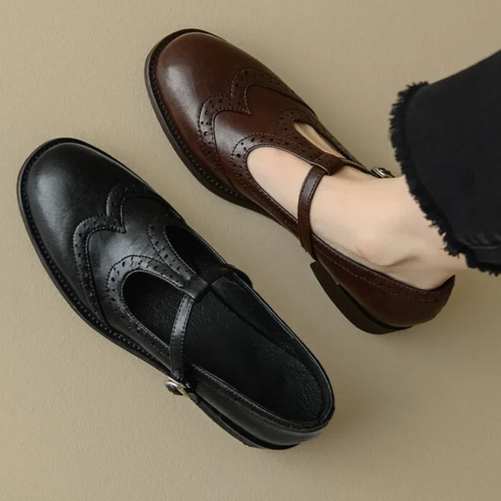 Fiona| Elegant T-Strap Mary Janes