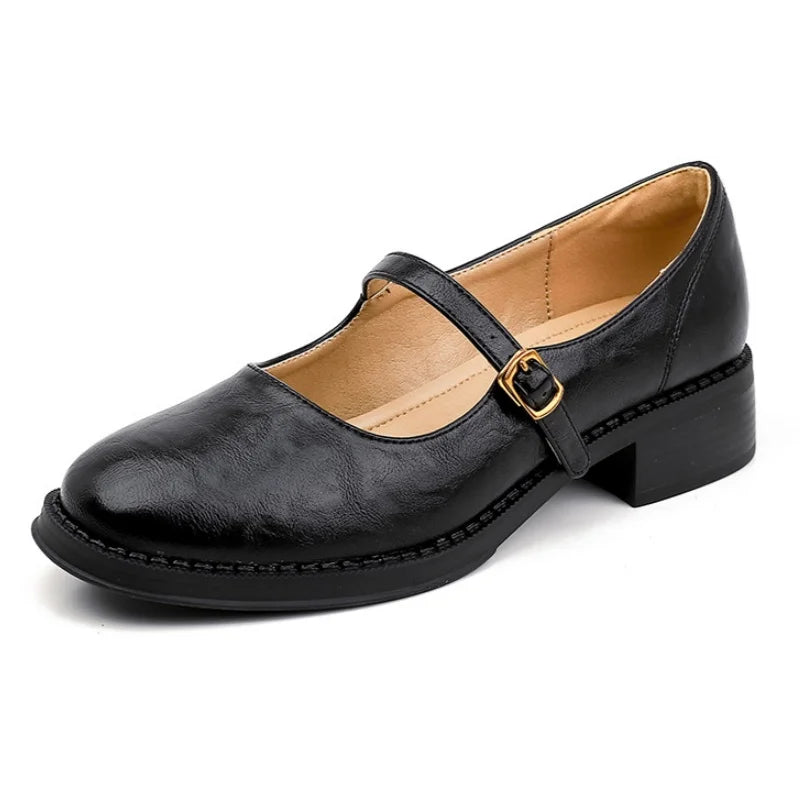 Anne | Classic Comfort Leather Mary Janes