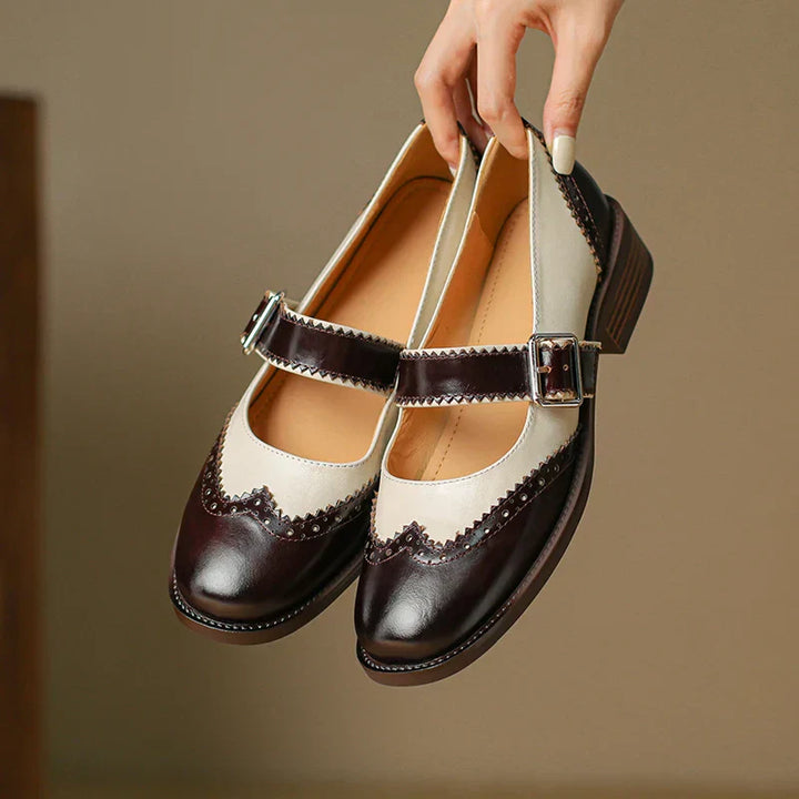 Miana| Leather Mary Janes