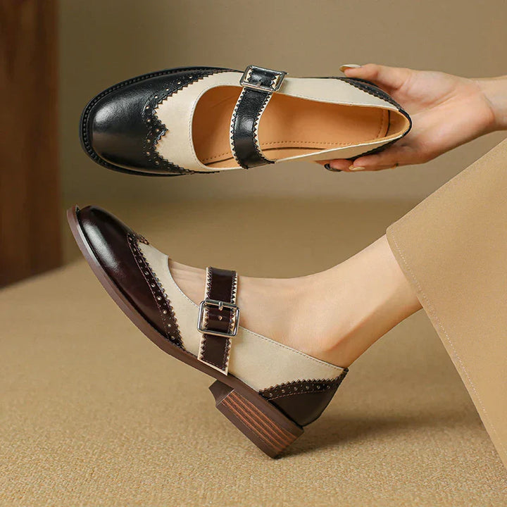 Miana| Miana Leather Mary Janes