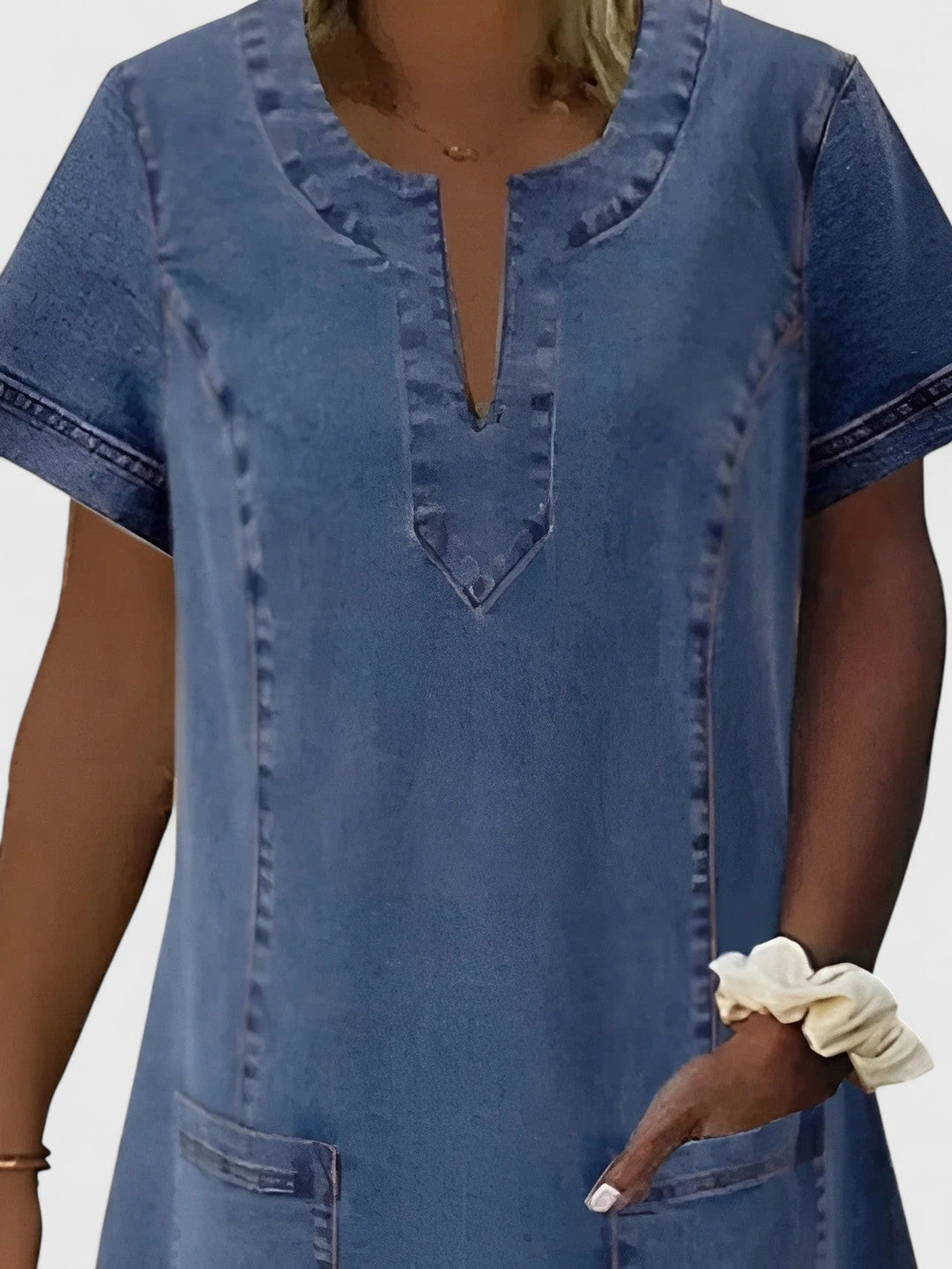 Luna | Denim Dress
