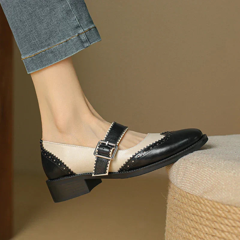 Miana| Miana Leather Mary Janes
