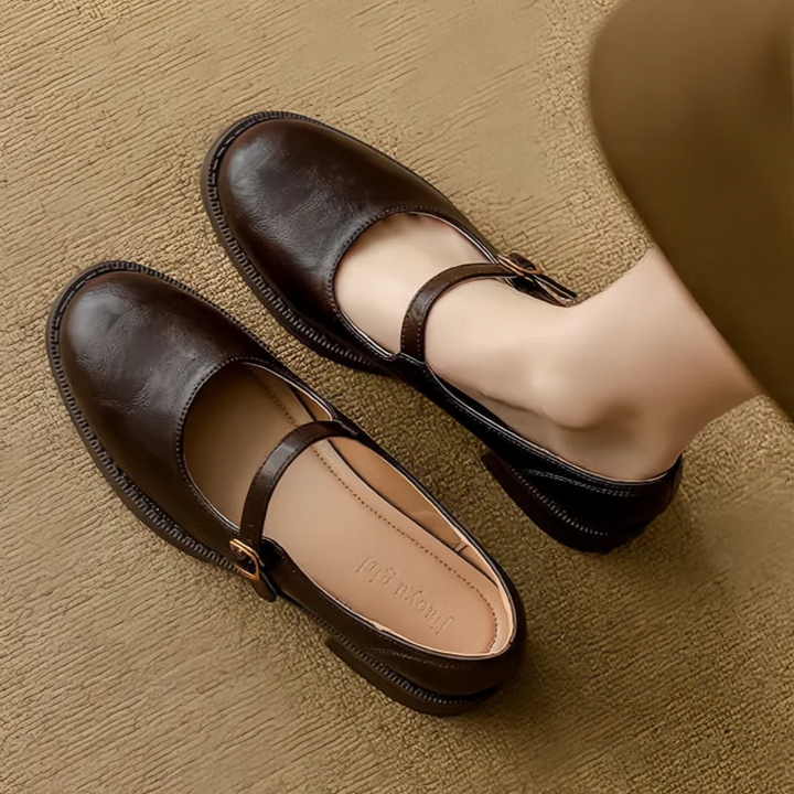 Anne | Classic Comfort Leather Mary Janes