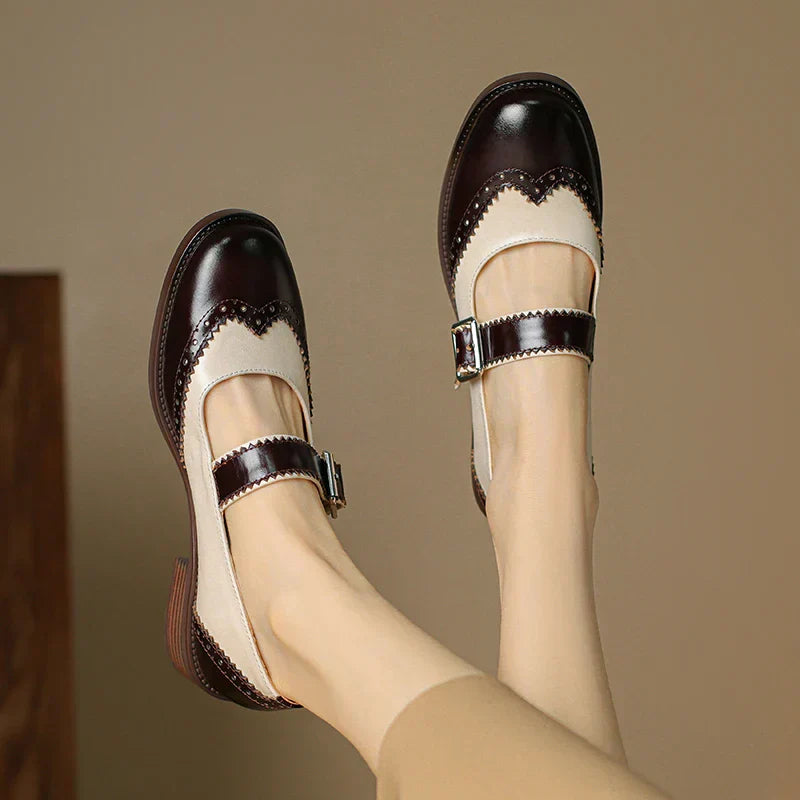 Miana| Miana Leather Mary Janes
