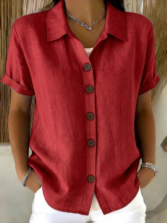 Kate | Linen Button Down Shirt