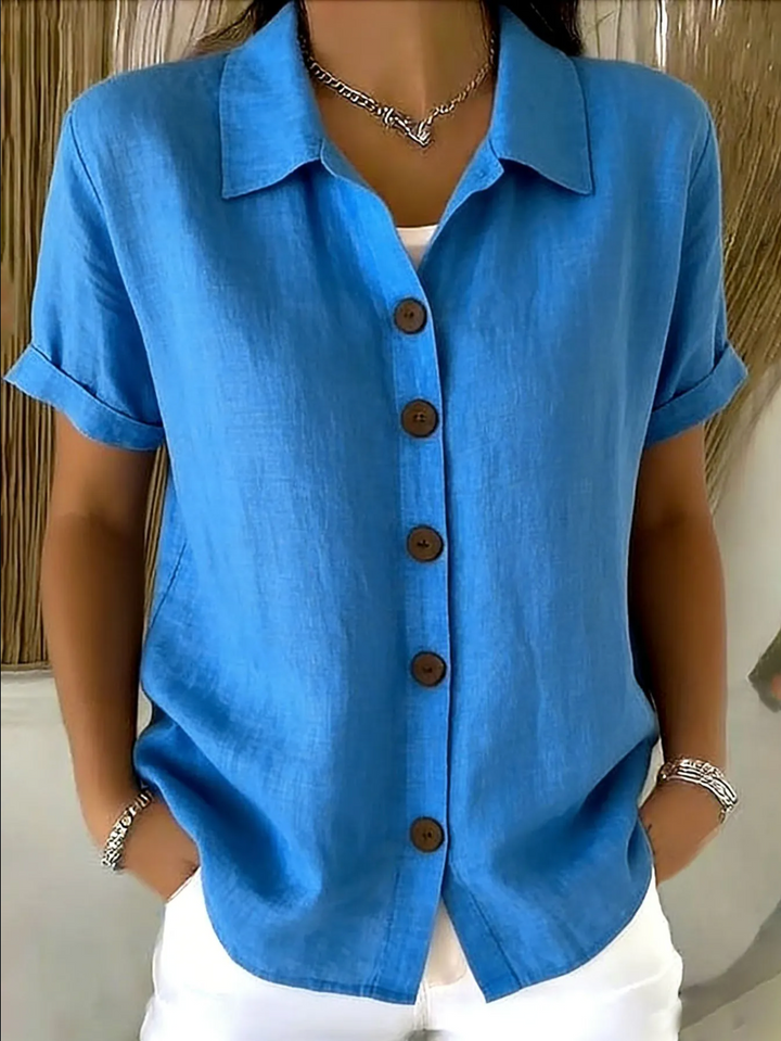Kate | Linen Button Down Shirt
