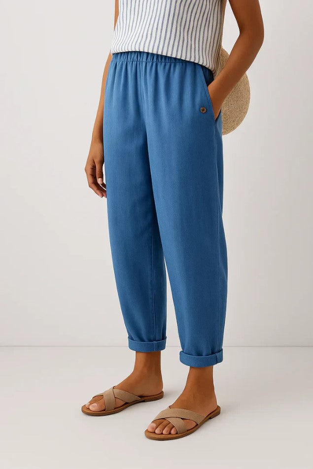 Patricia | Light Cotton-Linen Pants