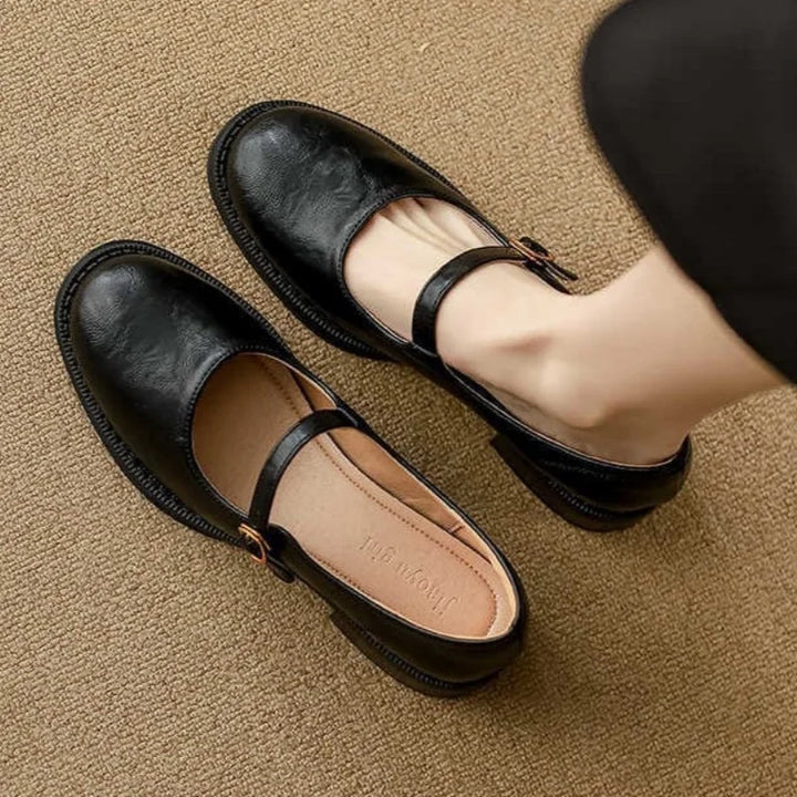 Anne | Classic Comfort Leather Mary Janes