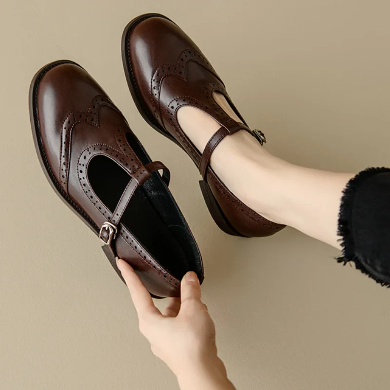 Poppy & Mae | Elegant T-Strap Mary Janes