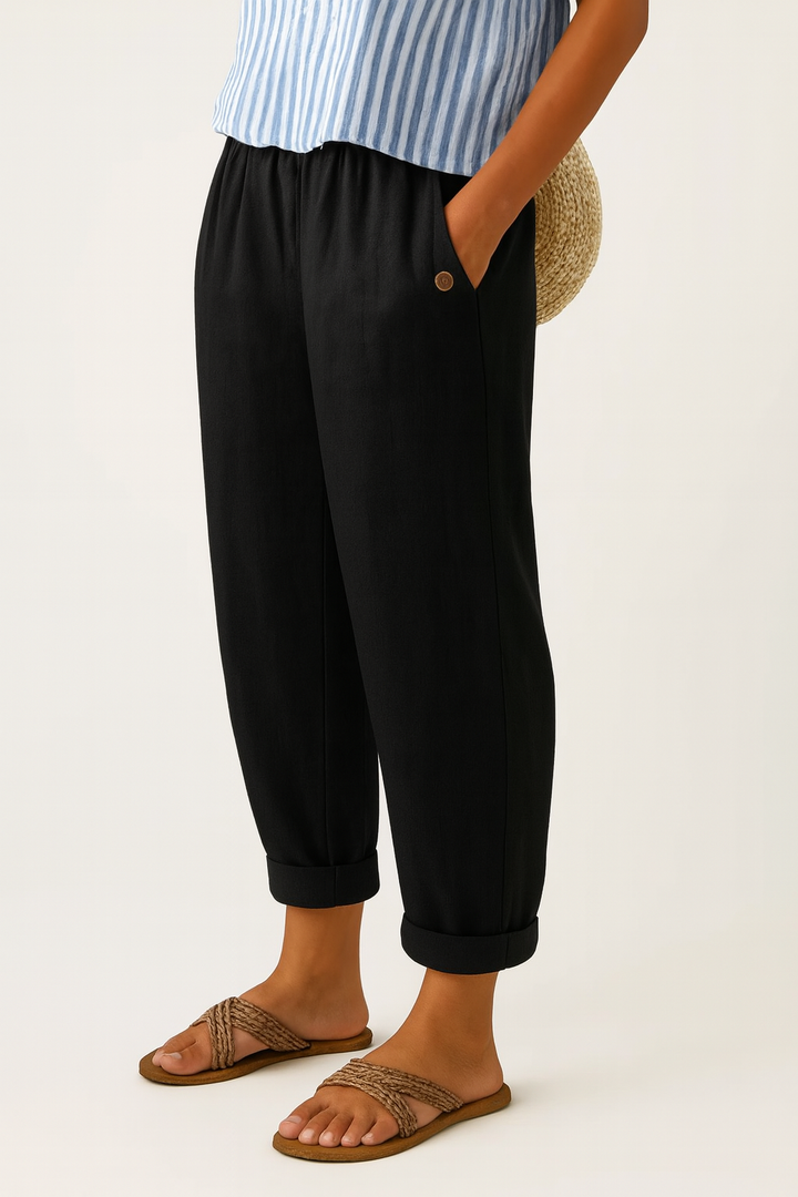 Patricia | Light Cotton-Linen Pants