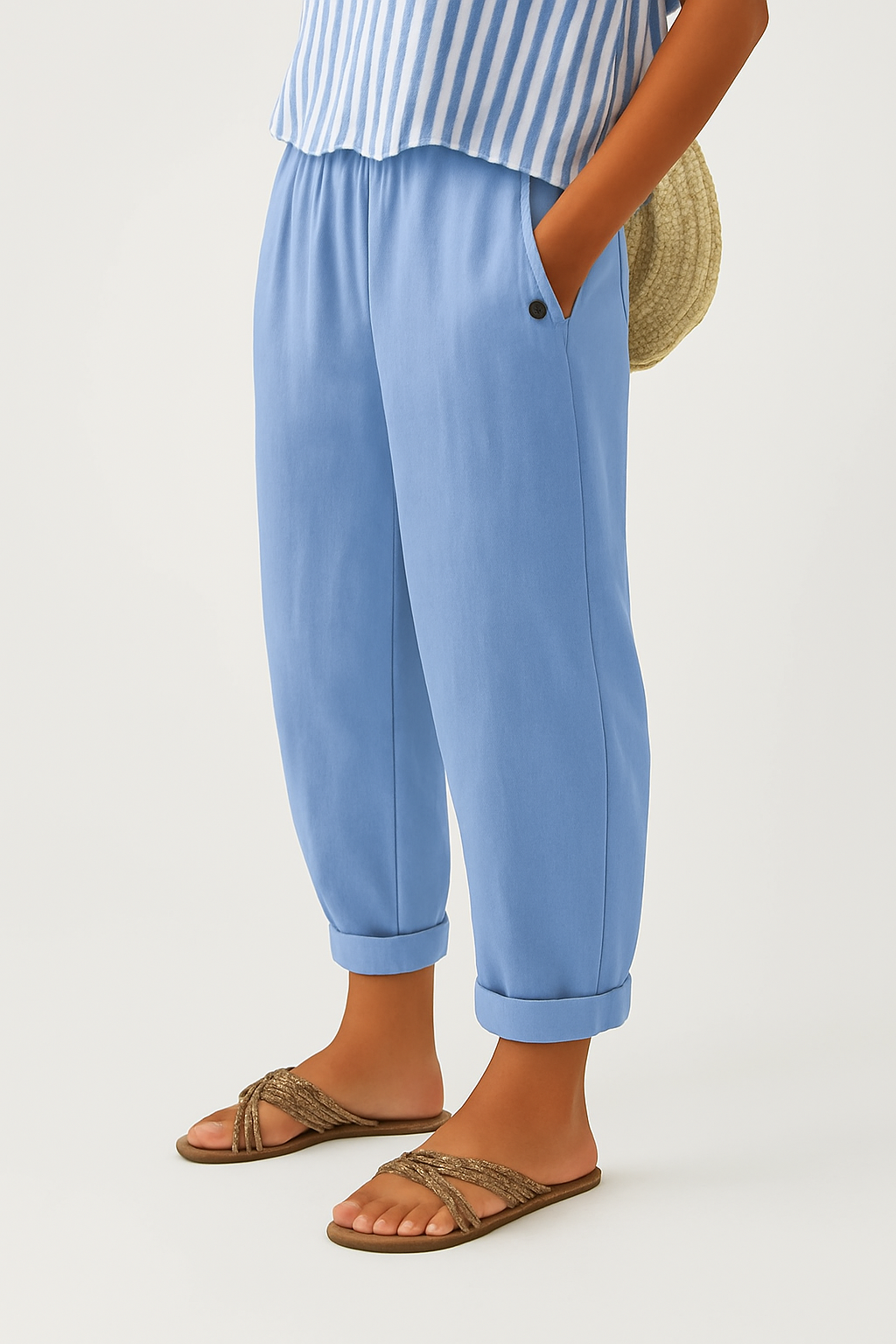 Patricia | Light Cotton-Linen Pants