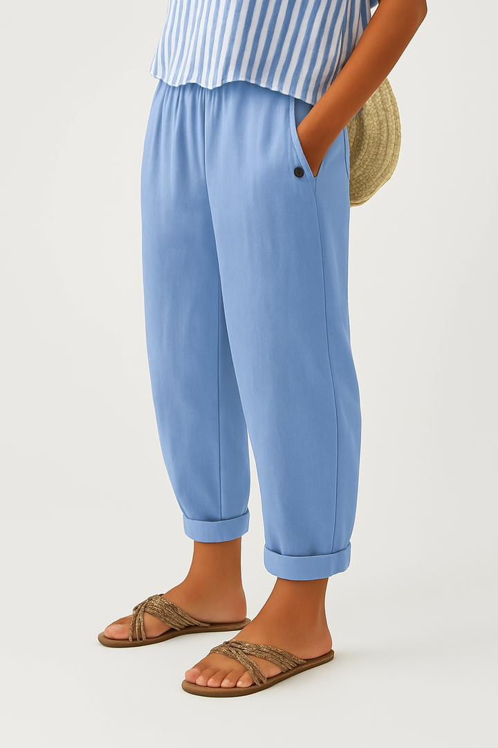 Patricia | Light Cotton-Linen Pants
