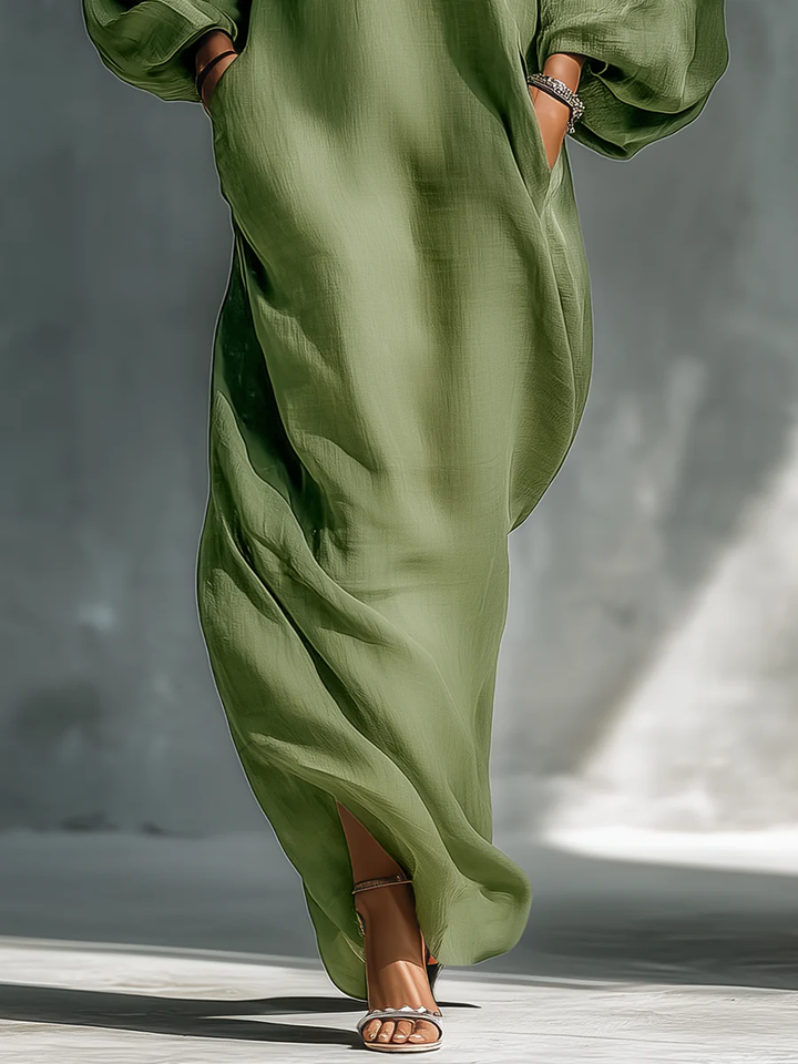 Susana | Flowy Off-the-Shoulder Maxi Dress