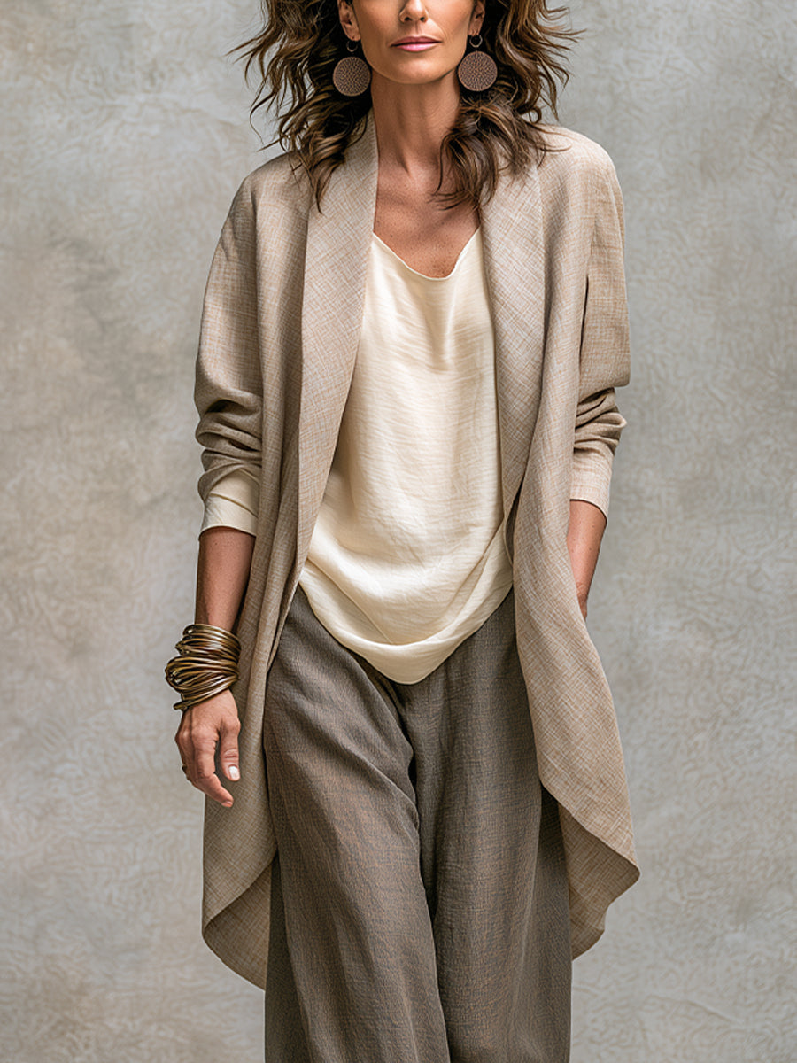 Martina | Three-Piece Wide-Leg Suit Set