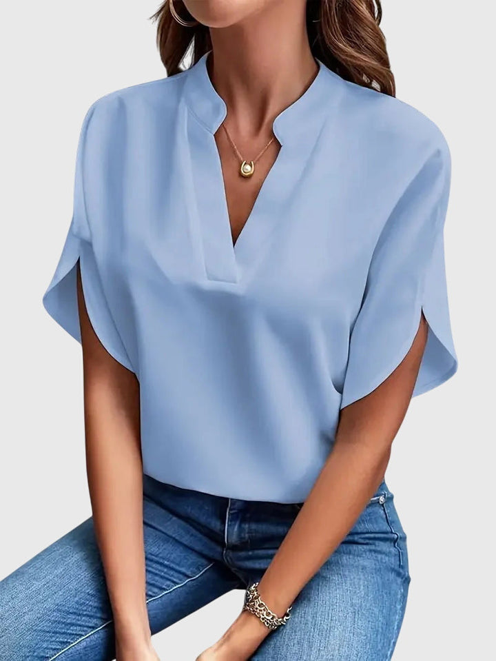 Harper™ | Soft and Elegant V-Neck Shirt