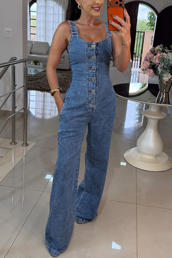 Heidi | Denim Jumpsuit