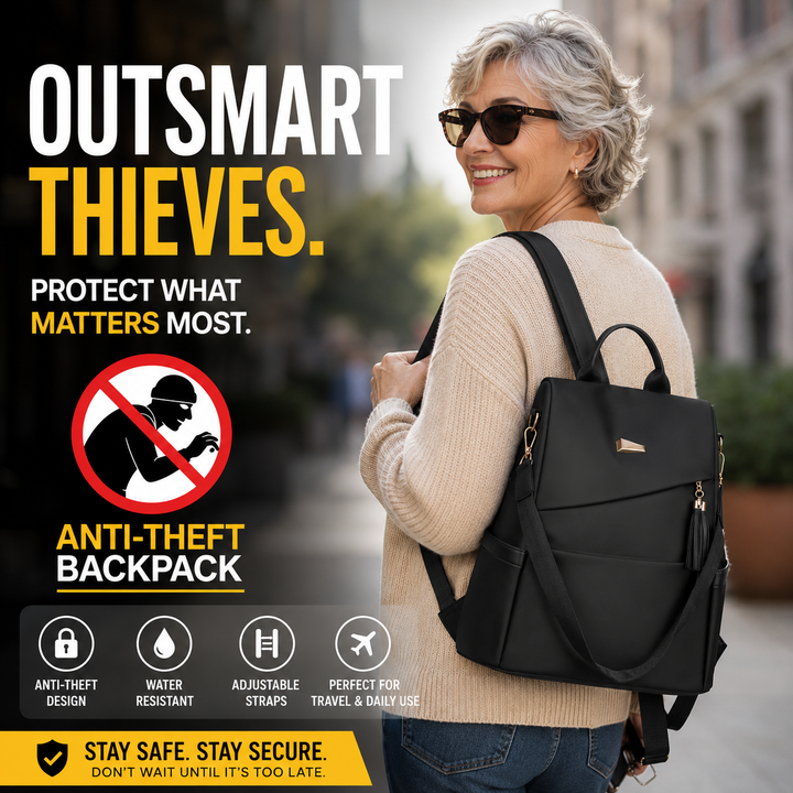 Elena™ Anti-Theft Backpack